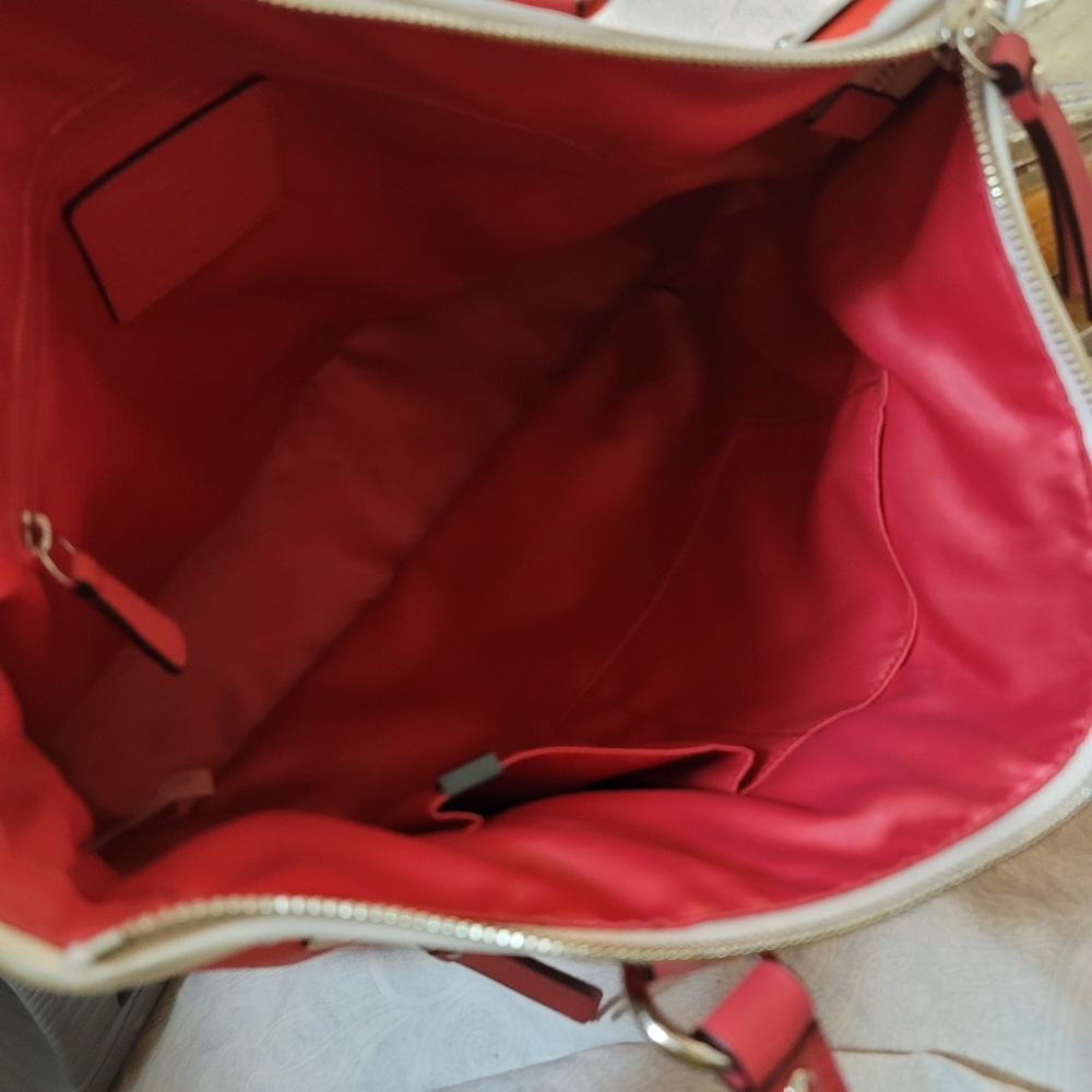 Coach Smooth Leather color block Tote - Picture 6 of 11